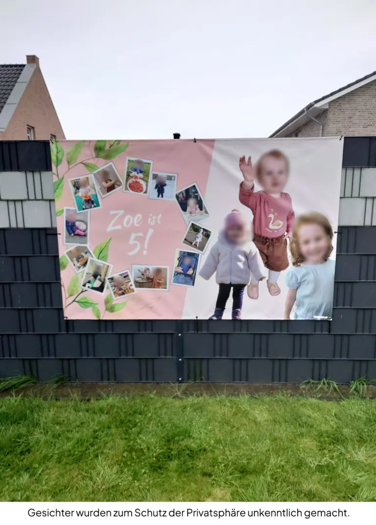 Personalisierte Geburtstagsbanner - Verschiedene Motive photo review