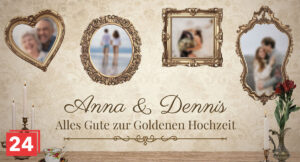11 - Goldene Vintage Galerie