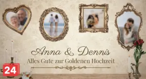 11 - Goldene Vintage Galerie
